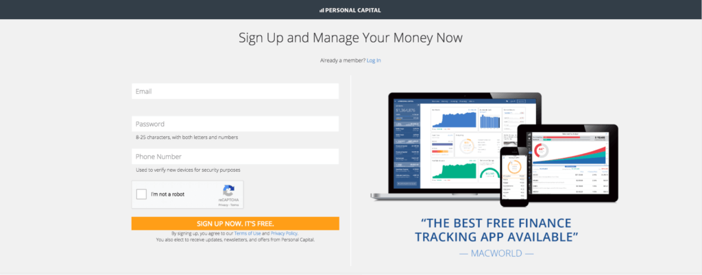 signup for personal capital